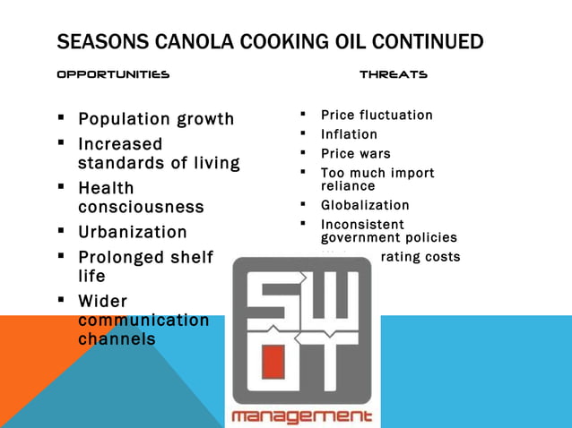 business plan for cooking oil