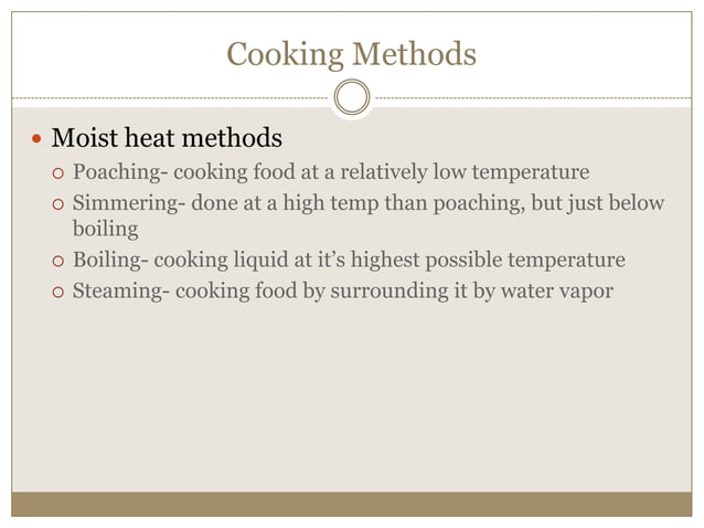 Cooking principles15 | PPT