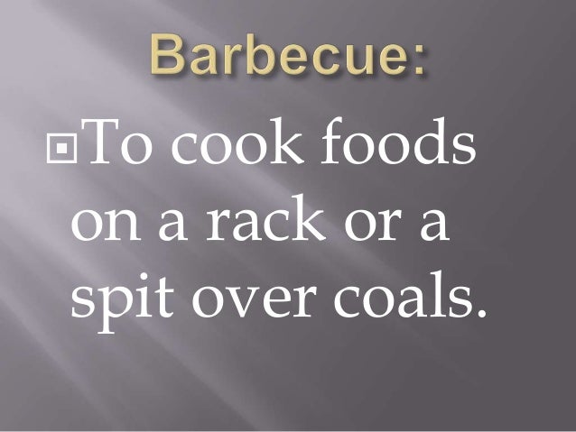 Cooking Terms