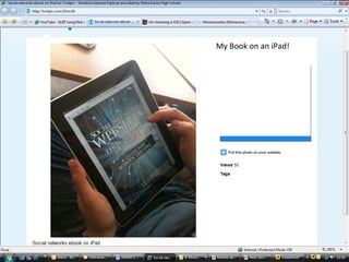 My Book on an iPad! 