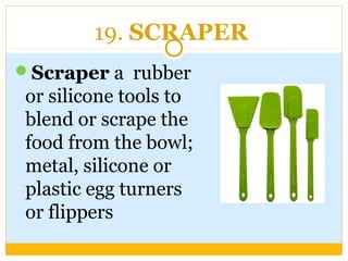 Cooking utensils list that every kitchen needs | PPT