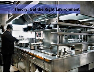 Theory: Get the Right Environment
 