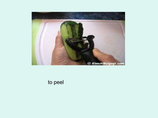 to peel