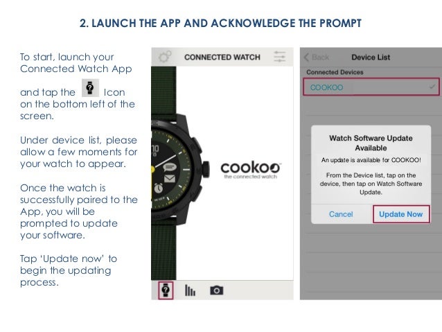 connected watch app
