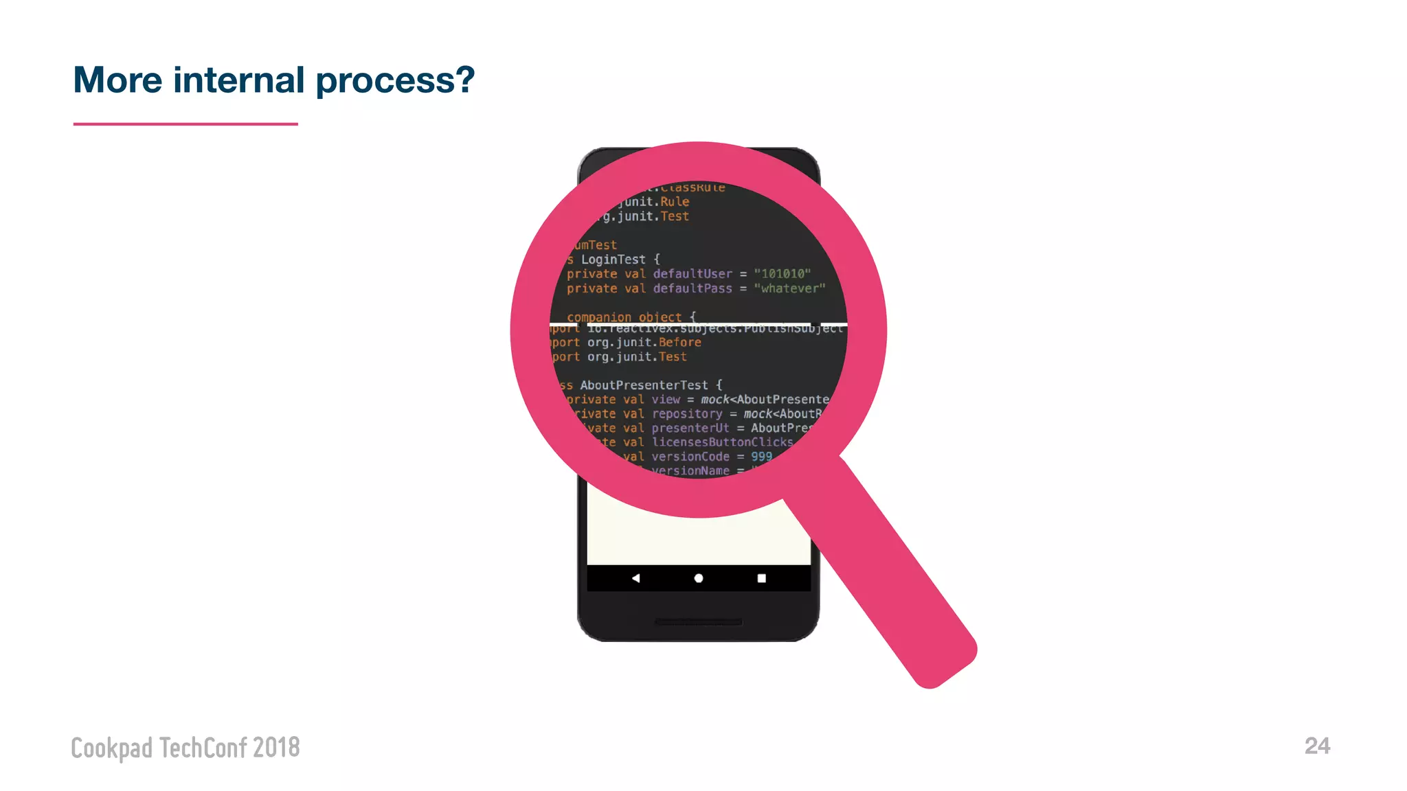 More internal process?
24
 