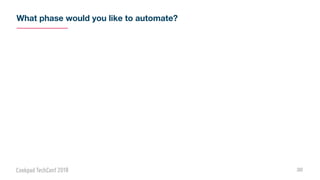 What phase would you like to automate?
30
 