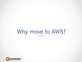 Why move to AWS?
 