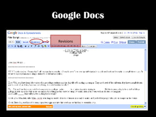 Google Docs Revisions 