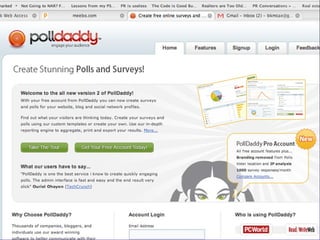 Polldaddy Cool Tools for Communicating with Your Team | PPT