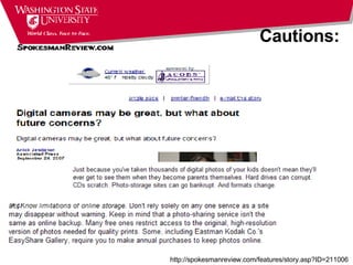 Cautions: http://spokesmanreview.com/features/story.asp?ID=211006 