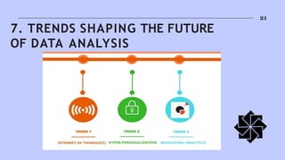 21
7. TRENDS SHAPING THE FUTURE
OF DATA ANALYSIS
 