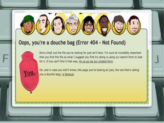 Cool 404 error pages