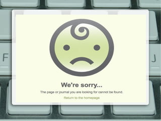 Cool 404 error pages