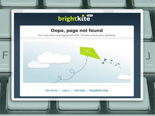Cool 404 error pages