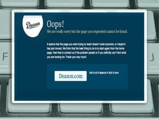 Cool 404 error pages