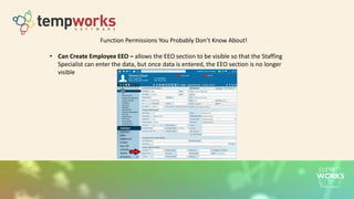 Cool Configs for TempWorks | PPTX
