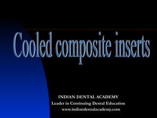 INDIAN DENTAL ACADEMY
Leader in Continuing Dental Education
    www.indiandentalacademy.com
 