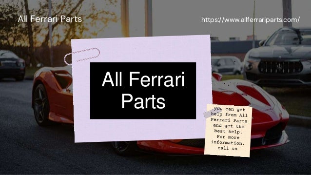 https://www.allferrariparts.com/
All Ferrari Parts
All Ferrari
Parts
 