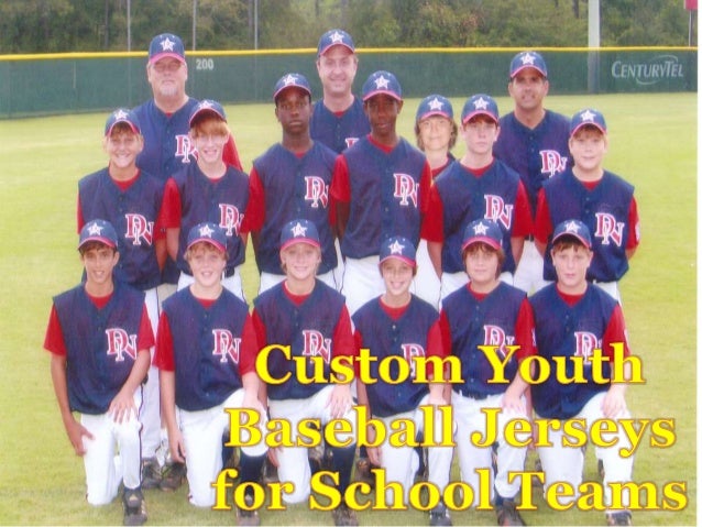 cool youth baseball jerseys