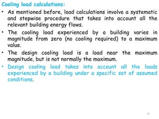Cooling and Heat load calculation procedure | PPT