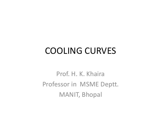 cooling curve cooling curve