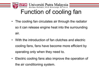 Cooling Fan Operation