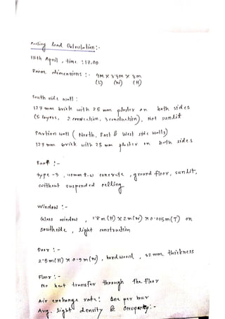 Cooling load assignment | PDF