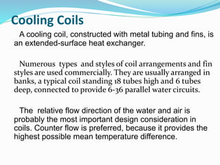 Cooling of mine air by chilled water system (final) | PPTX