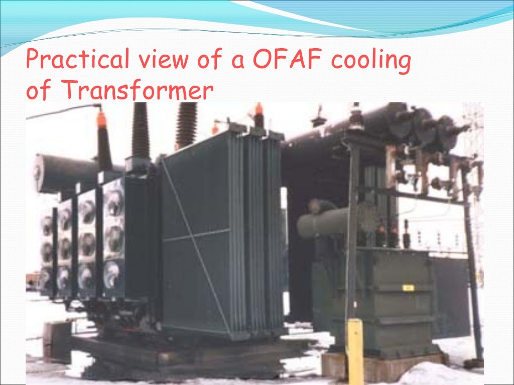 Cooling of power transformer