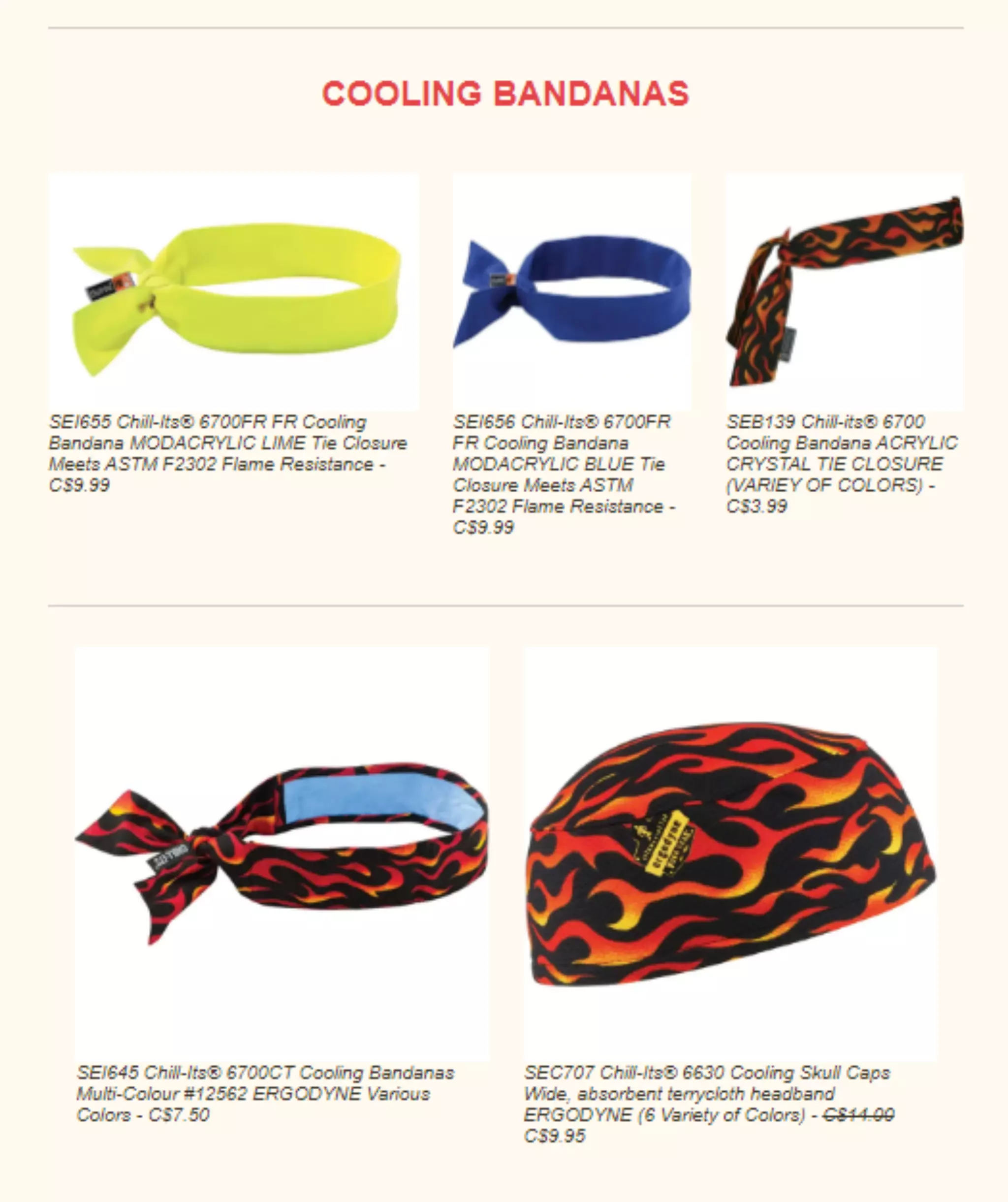 Cooling Products For the Skilled Trades Sector