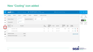 26 www.seai.ie
New “Cooling” icon added
 