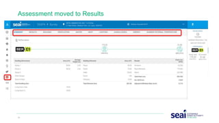 53 www.seai.ie
Assessment moved to Results
 