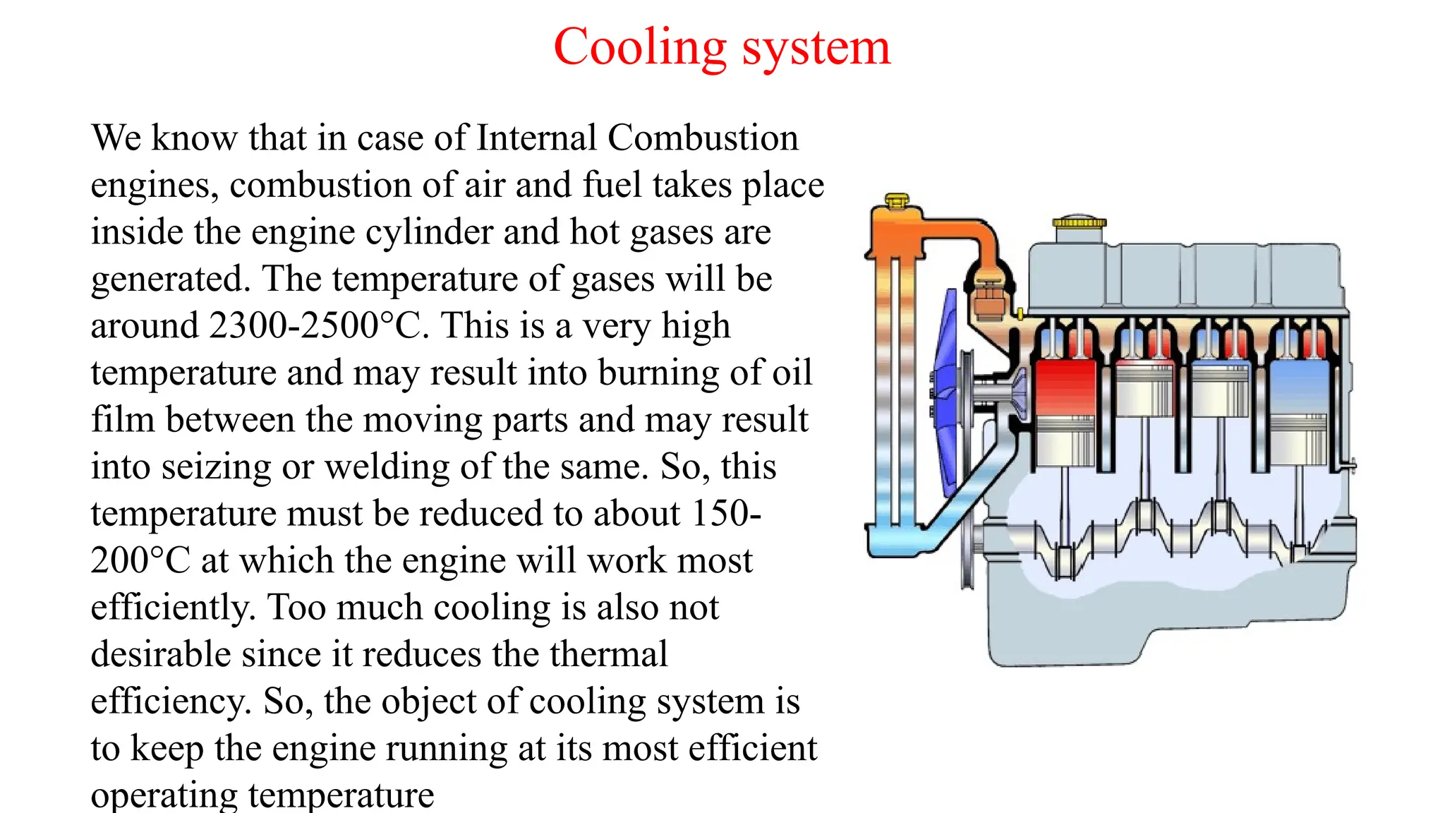 Types of cooling system in vehicle from automobile engineering subject ...