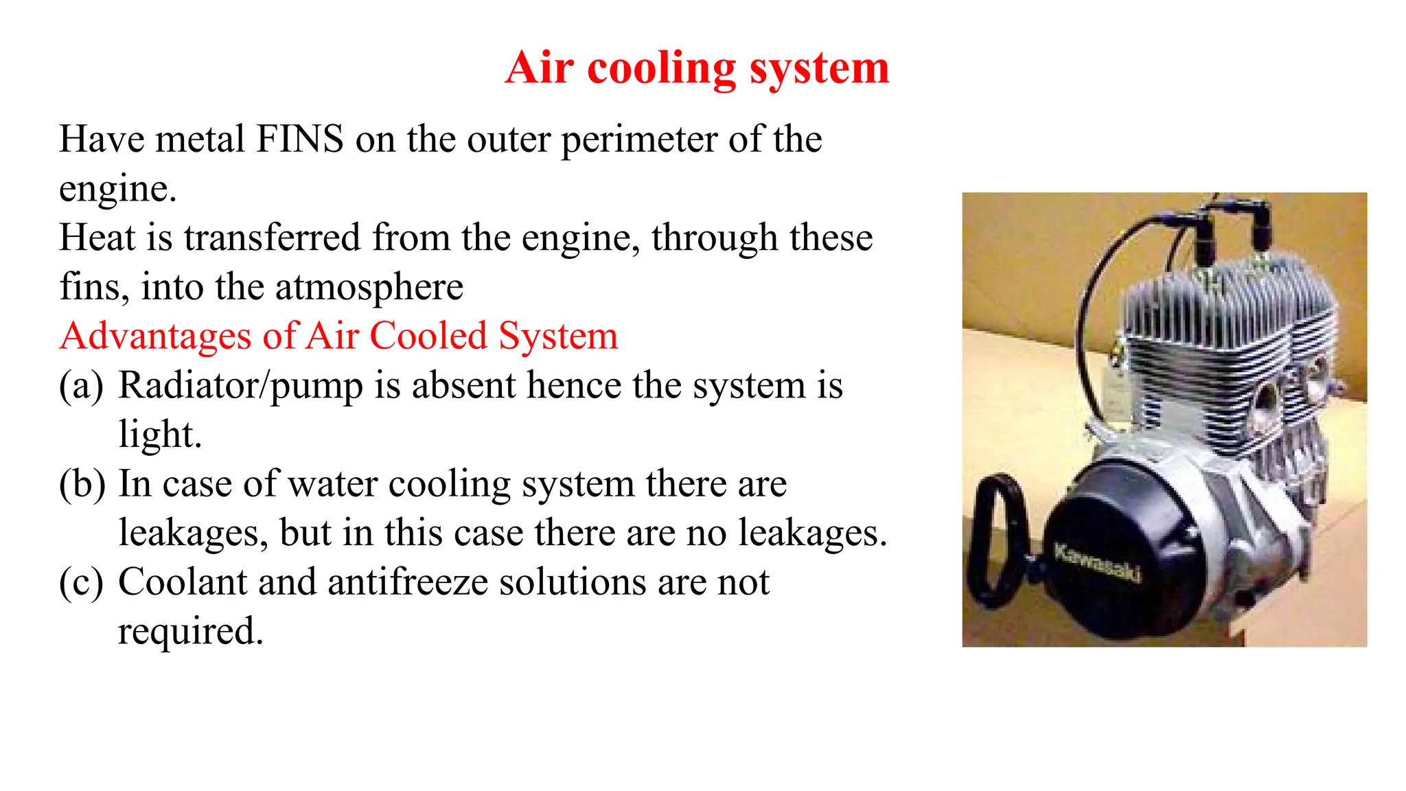 Types of cooling system in vehicle from automobile engineering subject ...