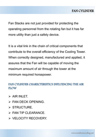 Cooling Tower Fan Cylinder Characteristics