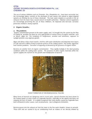 OZONE IN COOLING TOWER WATER MANAGEMENT | PDF