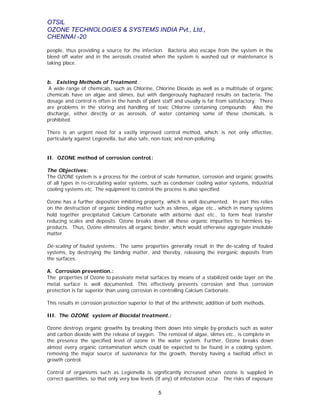 OZONE IN COOLING TOWER WATER MANAGEMENT | PDF