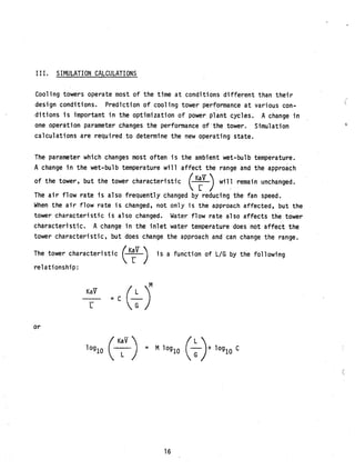 Cooling tower calculation (1) (1) | PDF