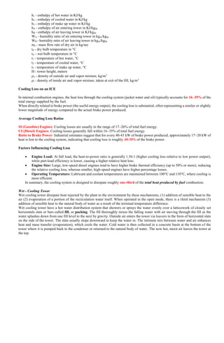 COOLING TOWER TOWER PRINCIPLESM ANALYSIS AND DESIGN | PDF