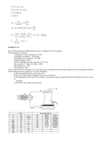 COOLING TOWER PRINCIPLES, ANALYSIS AND DESIGN | DOCX