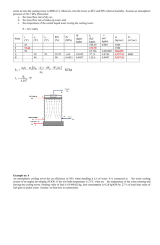 COOLING TOWER PRINCIPLES, ANALYSIS AND DESIGN | DOCX