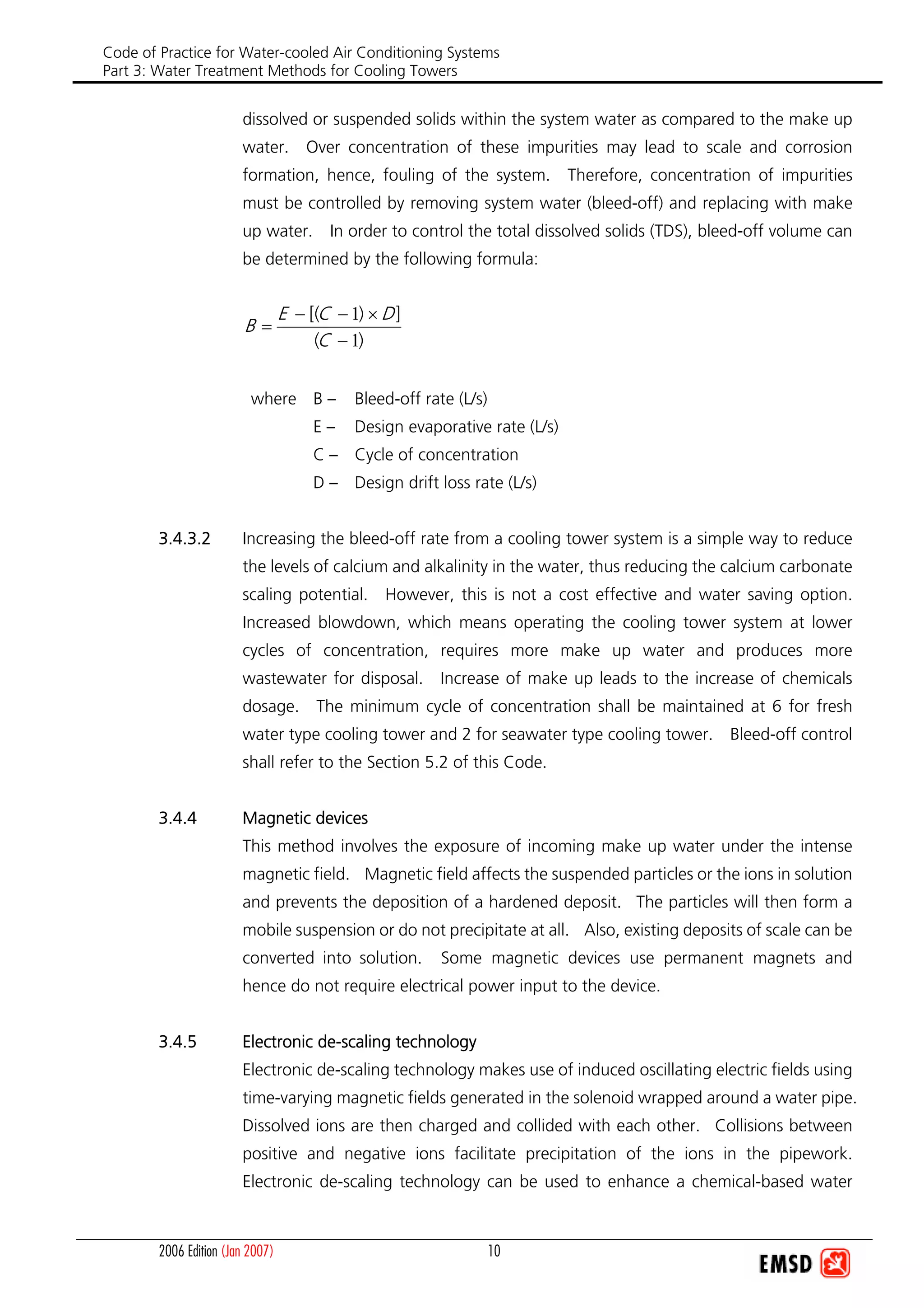 Cooling tower water chemistry | PDF