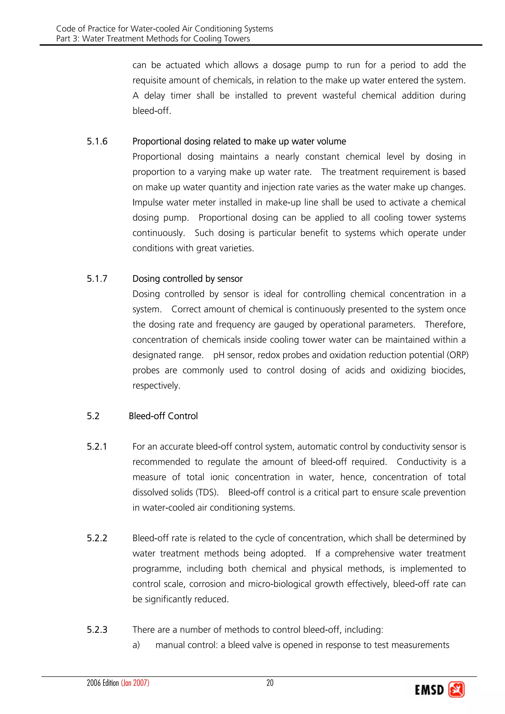 Cooling tower water chemistry | PDF