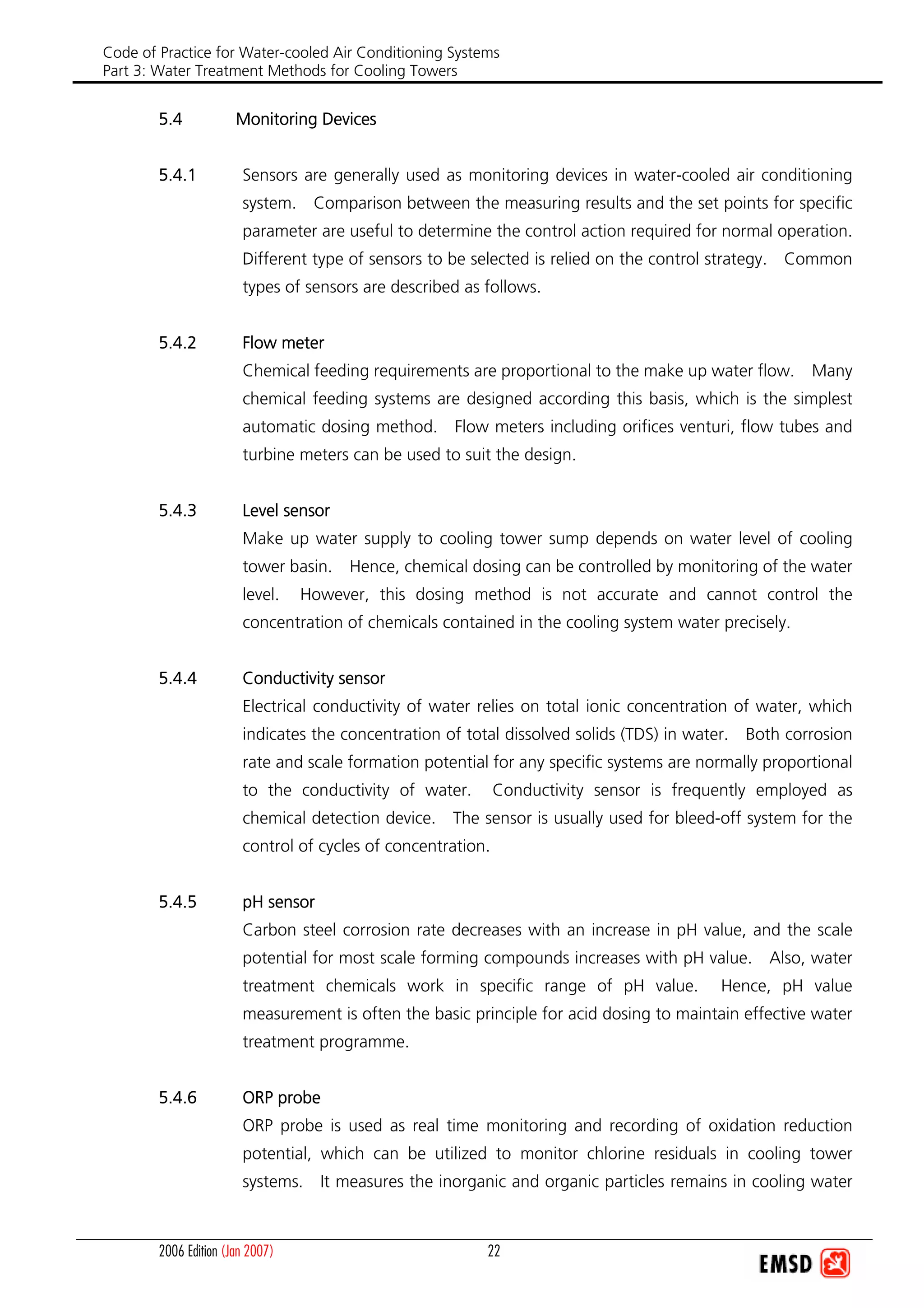 Cooling tower water chemistry | PDF