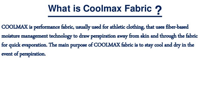 What is COOLMAX?