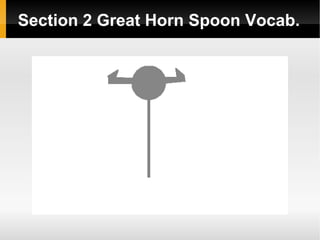 Section 2 Great Horn Spoon Vocab.
 