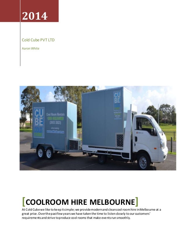 Coolroom Hire Melbourne