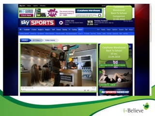 Carphone Warehouse Back To School 10 sec. 22.09.2010 Carphone Warehouse Back To School Companion 22.09.2010 