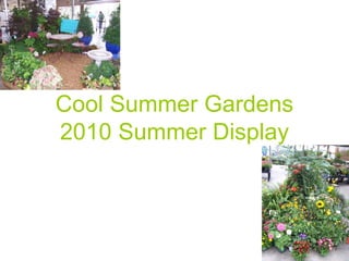 Cool Summer Gardens
2010 Summer Display
 