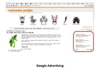 Google	
  Adver1sing	
  
 